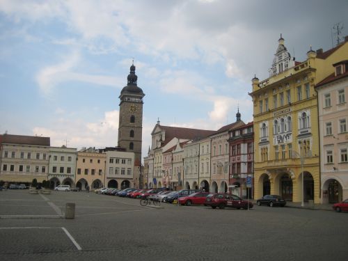 esk Budjovice (Budweis) town square