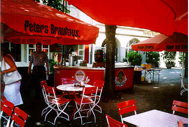 Peters Brauhaus Köln beer garden